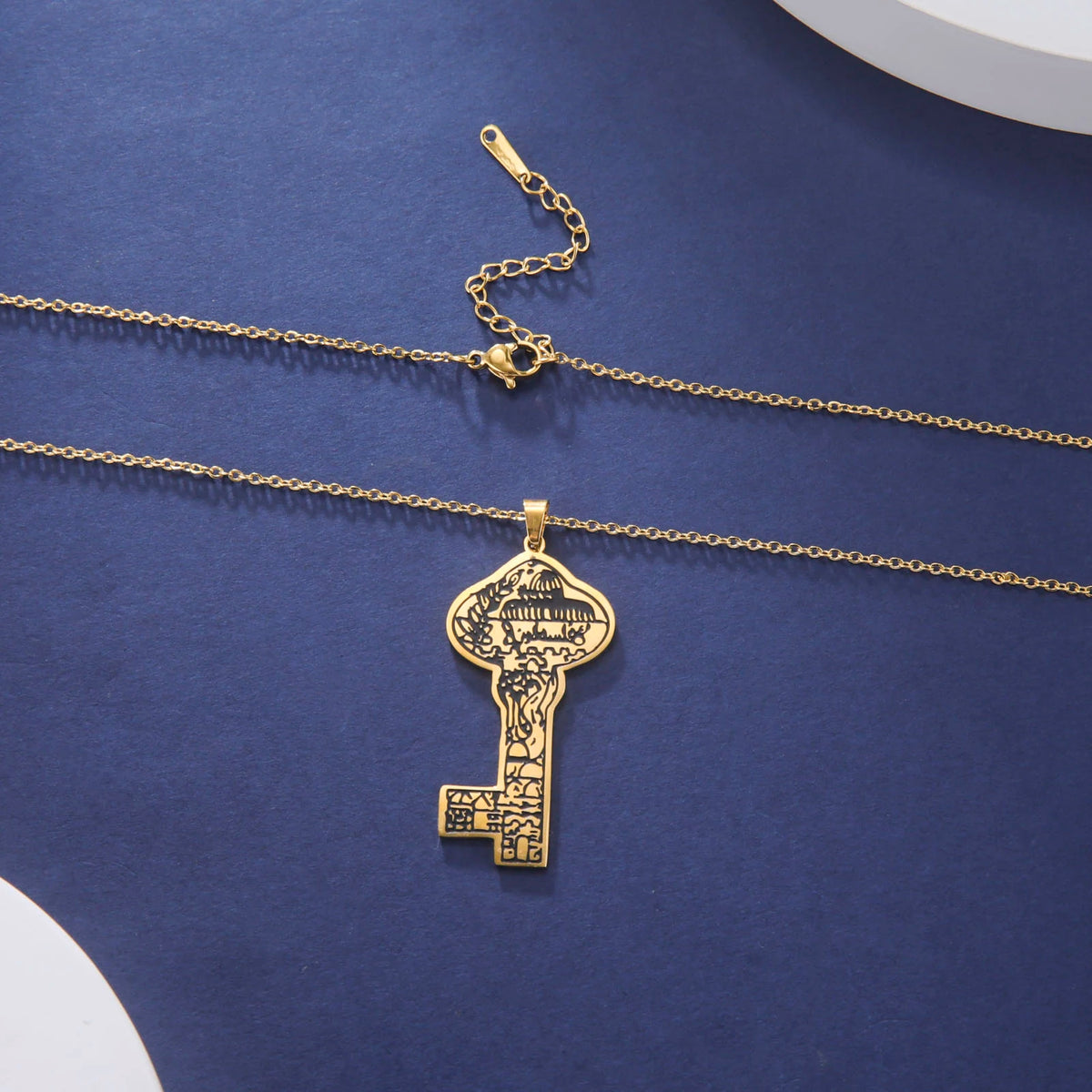 Jerusalem Key Pendant Necklace | قلادة مفتاح القدس