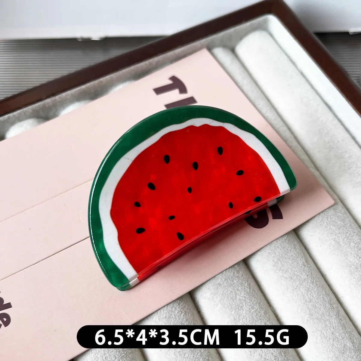 Watermelon Slice Hair Claw Clip | مشبك شعر شريحة بطيخ