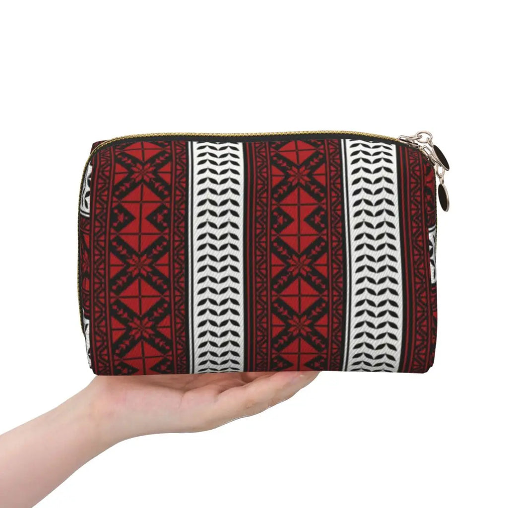 Palestinian-Inspired Travel Cosmetic Pouch