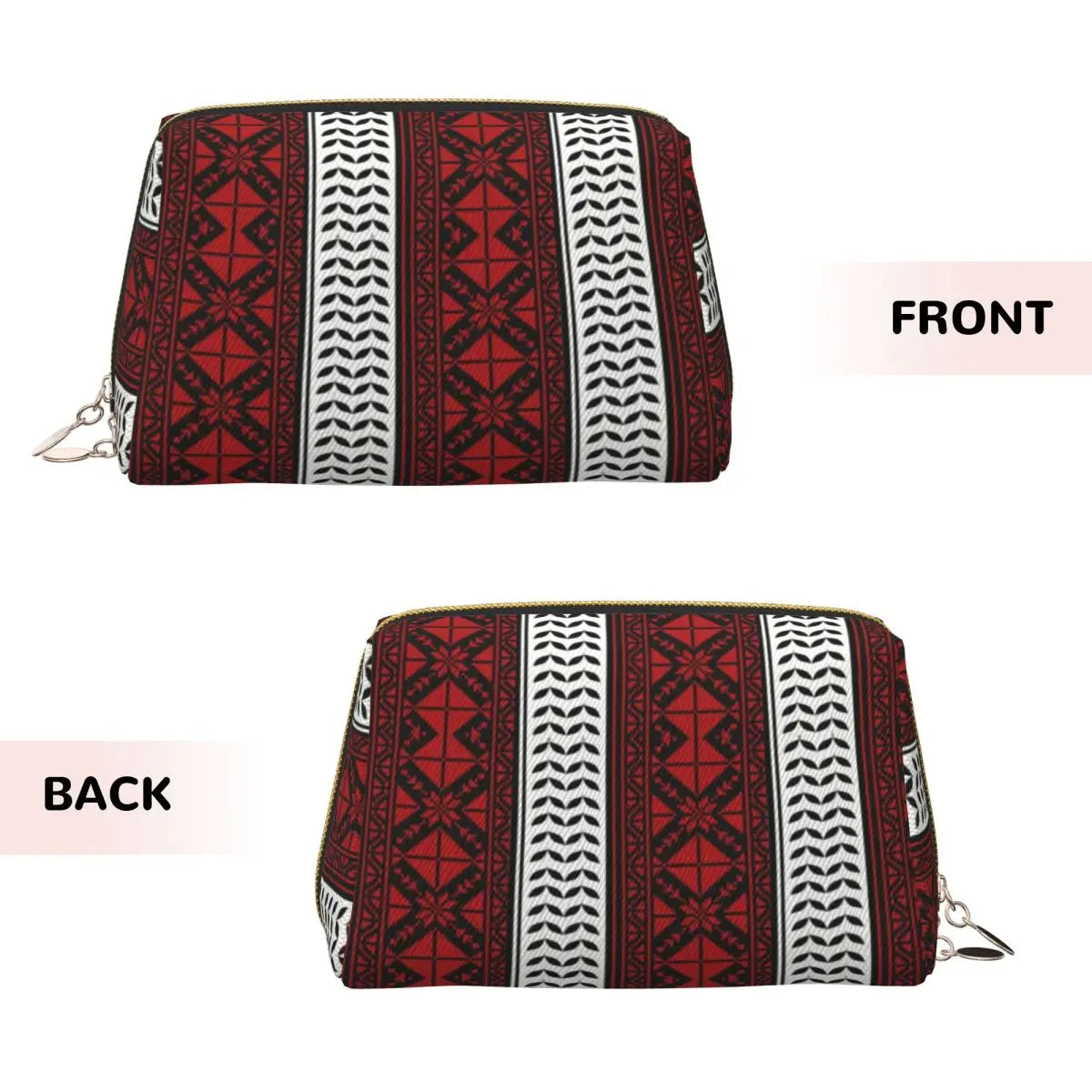 Palestinian-Inspired Travel Cosmetic Pouch