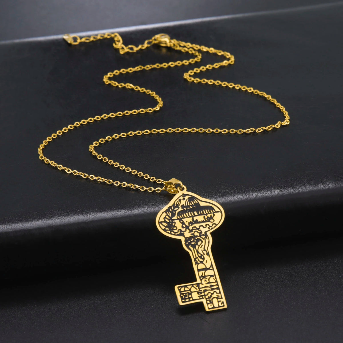 Jerusalem Key Pendant Necklace | قلادة مفتاح القدس